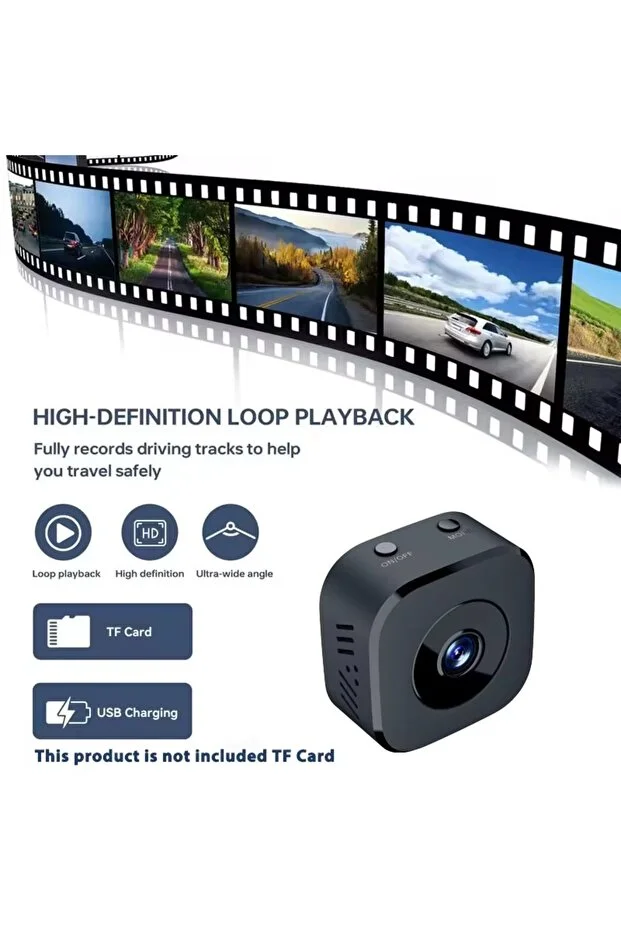 Kalite Wifi Mini Güvenlik Kamera (Uzaktan Izleme - Ses - Hafıza Kart Kayıt)